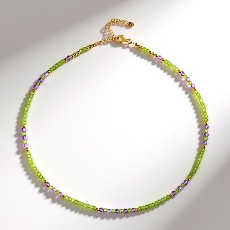 Collana in argento con Peridoto