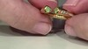 Anillo en plata con Tsavorita de Tanzania (de Melo)