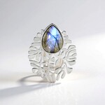 Ciondolo in argento con Labradorite (MONOSONO COLLECTION)