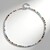 Collana in argento con Zircone Cognac