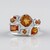 Anello in argento con Citrino Madeira