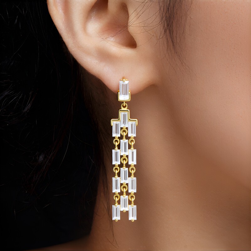 Orecchini in argento con Zircone