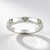 Anello in argento con Zaffiro Verde di Tuléar  (Pallanova)