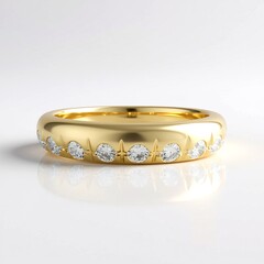 Anello in oro con Diamante IF (G) (de Melo Gold)