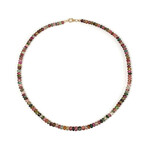 Collana in oro con Tormalina Brasiliana
