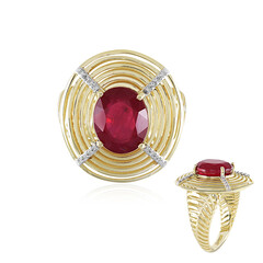 Gouden ring met een Madagaskar Robijn (Ornaments by de Melo)
