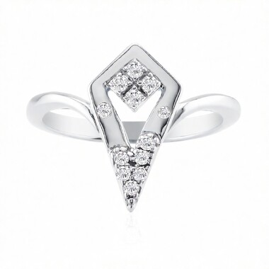 Gouden ring met VVS1 Diamanten (G) (Annette)