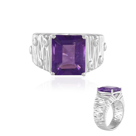 Sibirischer Amethyst-Silberring (de Melo Essence)