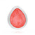 Orange pastel quartz Silver Pendant (MONOSONO COLLECTION)