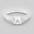 Anello in argento con Goshenite