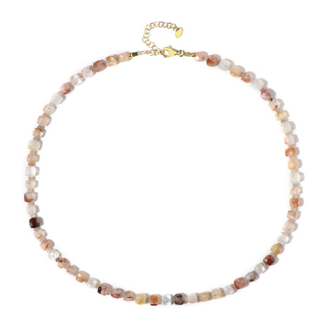 Edelstein-Silberhalskette