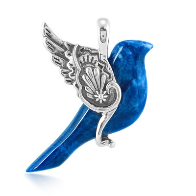 Colgante en plata con Sodalita (Desert Chic)