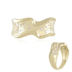 9K I3 (H) Diamond Gold Ring (de Melo Gold)