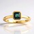 Anello in argento con Indicolite (Adela Silber)