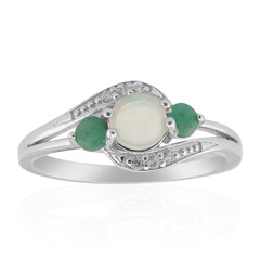 Anello in argento con Opale di Welo