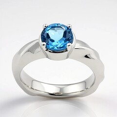 Anello in argento con Topazio Marambaia (de Melo)