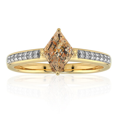 Anello in oro con Pietra del Sole Australiana