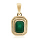 Ciondolo in oro con Smeraldo Zambia