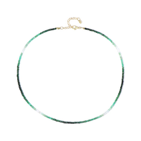 Collana in argento con Smeraldo Brasiliano