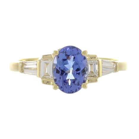 Anello in oro con Tanzanite AAA (CIRARI)