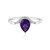 Sibirischer Amethyst-Silberring