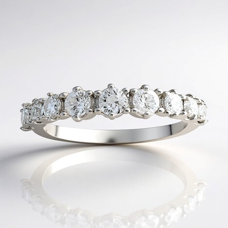 Anello in argento con Zircone