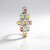 Anello in argento con Zaffiro Fancy