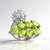 Anello in argento con Peridoto Jilin (de Melo Essence)