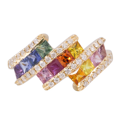 14K Fancy Sapphire Gold Ring (CIRARI)