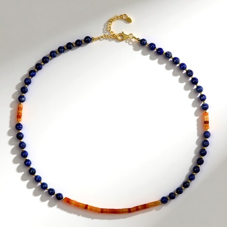 Collana in argento con Lapislazzuli (Riya)