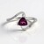Anello in argento con Rodolite di Naktamunda