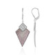 Boucles d'oreilles en argent et Zircon (Adela Silber)