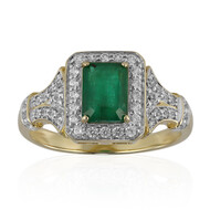 Sambia-Smaragd-Goldring (Adela Gold)