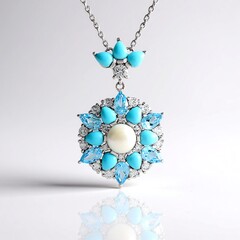 Collana in argento con Perla d'Acqua Dolce Bianca (de Melo Essence)