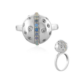 Anello in argento con Opale di Welo
