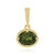 Ciondolo in argento con Vesuvianite
