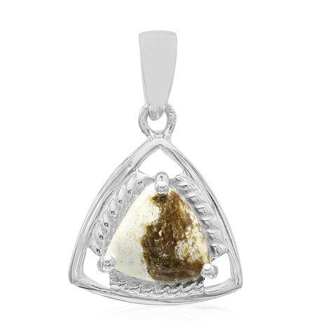 Ciondolo in argento con Magnesite