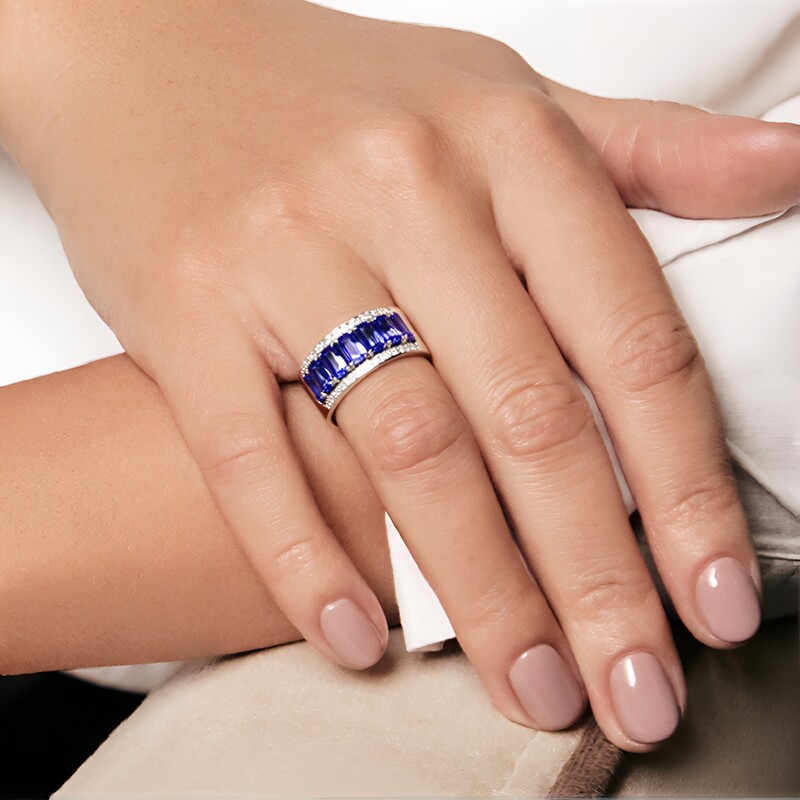 14K AAA Tanzanite Gold Ring (CIRARI)