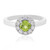 Anello in argento con Peridoto Arizona