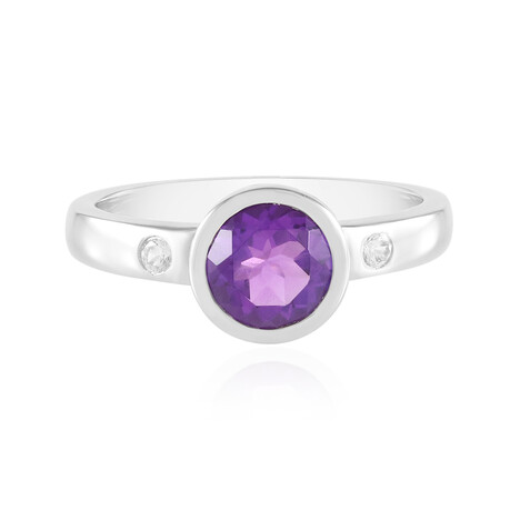Marokkanischer Amethyst-Silberring