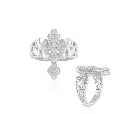 Zirkon-Silberring (Dallas Prince Designs)