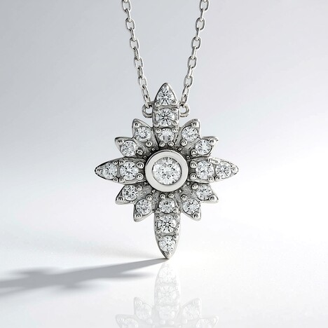 Collier en argent et Zircon