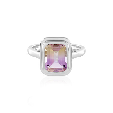 Ametrin-Silberring (MONOSONO COLLECTION)