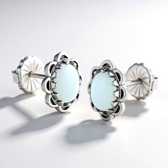 Orecchini in argento con Madreperla (Desert Chic)