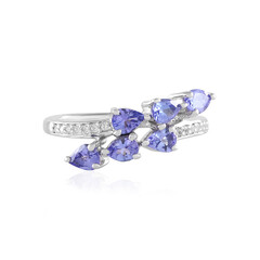 Bague en argent et Tanzanite