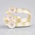 Anello in argento con Perla d'Acqua Dolce Bianca (TPC)