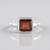 Anello in argento con Granato Essonite