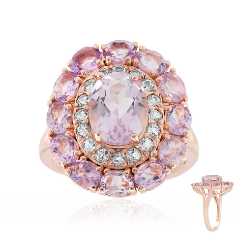 Bolivian Amethyst Silver Ring