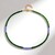 Collana in argento con Diopside Russo