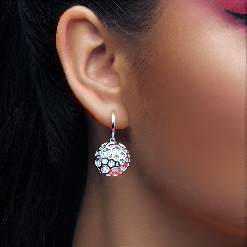 Orecchini in argento con Zircone